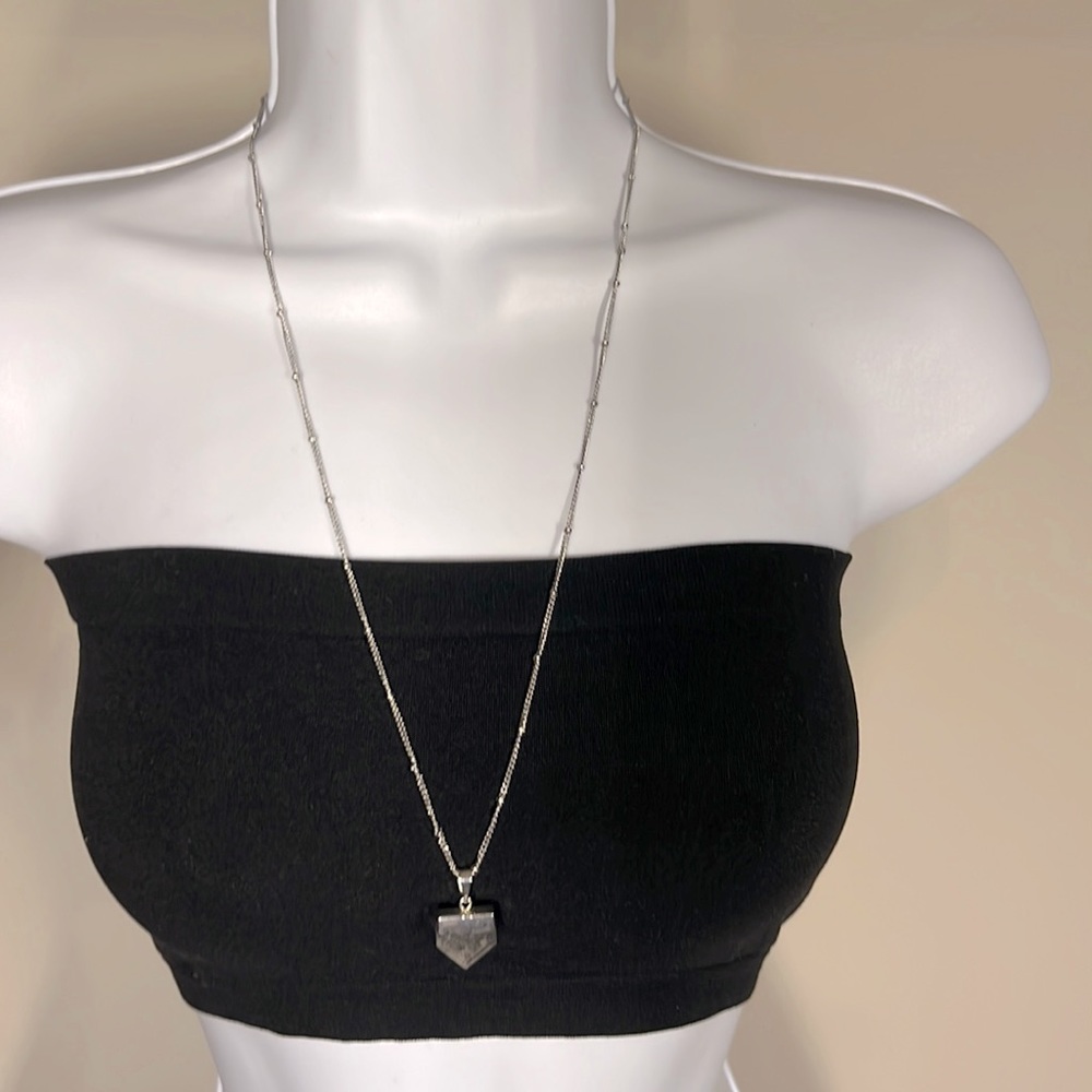 *SOLD* Silver and Quartz Necklace
